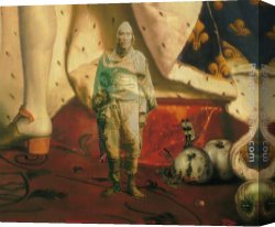 Liberty Canvas Paintings - The Guardian of Liberty [detail III] by Luis Jose Estremadoyro